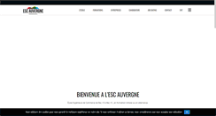 Desktop Screenshot of escauvergne.com