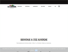 Tablet Screenshot of escauvergne.com